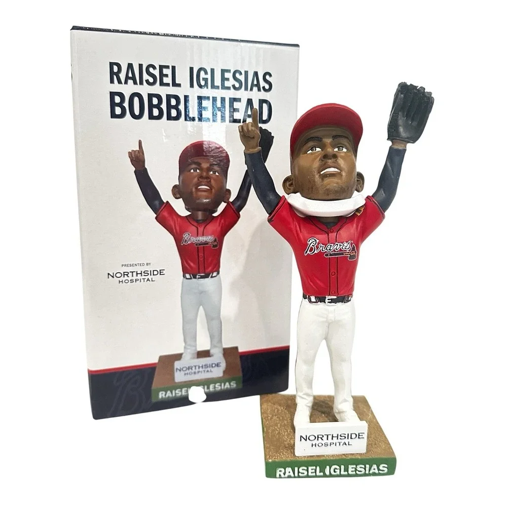 Raisel Iglesias Atlanta‎ Braves Bobblehead 5/8/25 MLB Pitcher Collectible